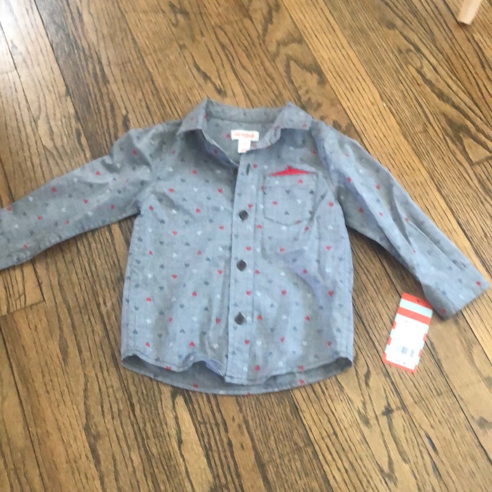 Cat & Jack hearts shirt